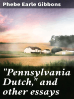 "Pennsylvania Dutch," and other essays