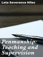 Penmanship: Teaching and Supervision