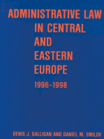 Administrative Law in Central and Eastern Europe