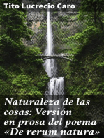 Naturaleza de las cosas: Versión en prosa del poema «De rerum natura»