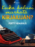 Kuka halusi murhata kirjailijan?