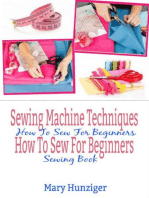 Sewing Machine Techniques