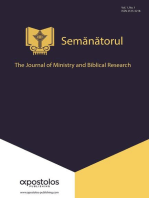 Semănătorul: The Sower: Journal of Ministry and Biblical Research