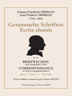 Gesammelte Schriften - Johann Friedrich Oberlin 1740-1826: Briefwechsel und zusätzliche Texte, 1820-1826