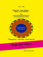 Zwischen zwei Welten - Osten und Westen: Eine interkulturell-philosophisch-autobiographische Reise