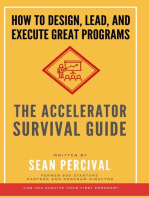 The Accelerator Survival Guide: How to lead, design and execute great programs