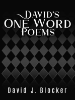 David's One Word Poems