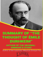 Summary Of "The Thought Of Èmile Durkheim" By Andrade & Otero: UNIVERSITY SUMMARIES