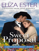 Sweet Proposal: A Western Bride Sweet Romance: Carson Valley, #1