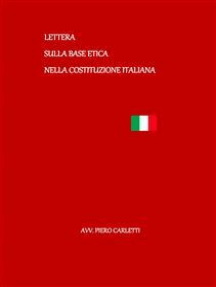 Lettera sulla base etica nella Costituzione Italiana