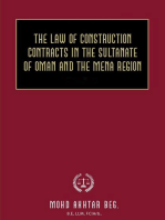 The Law of Construction Contracts in the Sultanate of Oman and the MENA Region