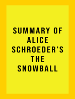 Summary of Alice Schroeder's The Snowball