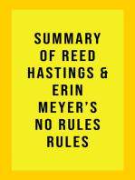 Summary of Reed & Erin Meyers Hastings's No Rules Rules