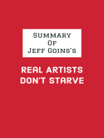 Summary of Jeff Goins's Real Artists Don't Starve