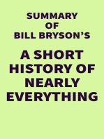 Summary of Bill Bryson's A Short History of Nearly Everything