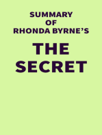 Summary of Rhonda Byrne's The Secret