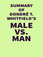 Summary of Dondré T. Whitfield's Male vs. Man