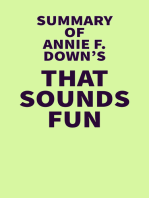 Summary of Annie F. Downs's That Sounds Fun