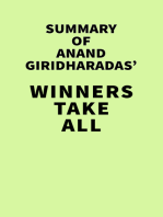 Summary of Anand Giridharadas' Winners Take All