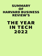 Summary of Harvard Business Review's The Year in Tech 2022