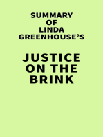 Summary of Linda Greenhouse's Justice on the Brink