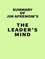Summary of Jim Afremow's The Leader's Mind