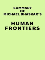 Summary of Michael Bhaskar's Human Frontiers
