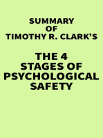 Summary of Timothy R. Clark's The 4 Stages of Psychological Safety