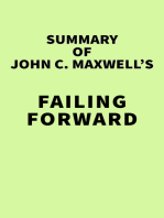 Summary of John C. Maxwell 's Failing Forward