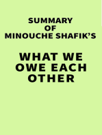 Summary of Minouche Shafik's What We Owe Each Other