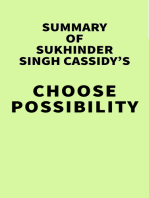 Summary of Sukhinder Singh Cassidy's Choose Possibility