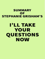 Summary of Stephanie Grisham's I'll Take Your Questions Now