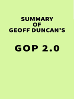 Summary of Geoff Duncan's GOP 2.0
