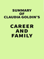 Summary of Claudia Goldin's Career and Family