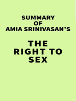Summary of Amia Srinivasan's The Right to Sex