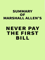 Summary of Marshall Allen's Never Pay the First Bill