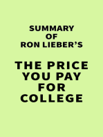 Summary of Ron Lieber's The Price You Pay for College