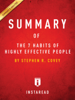 Summary of The 7 Habits of Highly Effective People: by Stephen R. Covey | Includes Analysis