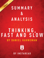 Summary & Analysis of Thinking, Fast and Slow by Daniel Kahneman