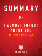 Summary of I Almost Forgot About You: by Terry McMillan | Includes Analysis