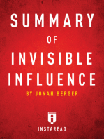 Summary of Invisible Influence: by Jonah Berger | Includes Analysis