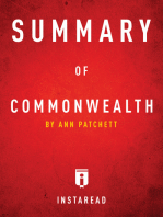 Summary of Commonwealth: by Ann Patchett | Includes Analysis