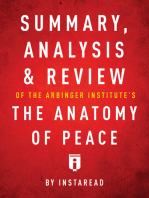 Summary, Analysis & Review of The Arbinger Institute’s The Anatomy of Peace