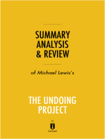 Summary, Analysis & Review of Michael Lewis’s The Undoing Project
