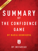 Summary of The Confidence Game: by Maria Konnikova | Includes Analysis