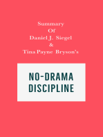 Summary of Daniel J. Siegel and Tina Payne Bryson's No-Drama Discipline