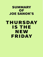 Summary of Joe Sanok's Thursday is the New Friday