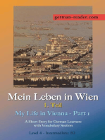 German Reader, Level 4 Intermediate (B2): Mein Leben in Wien - 1. Teil: German Reader, #1