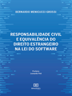 Responsabilidade civil e equivalência do direito estrangeiro na lei do software