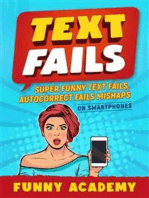 Text fails
